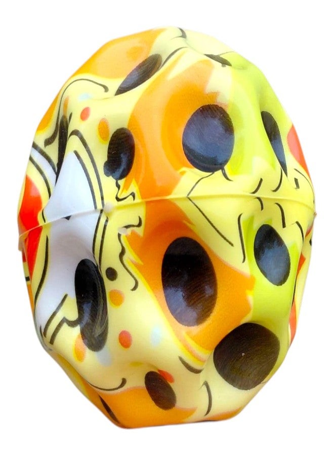 JNiL Super High Bouncing Ball, Moon and Space Balls for Kids and Adults, Improve Hand-Eye Coordination, Easy to Grip (Yellow) - Image 1